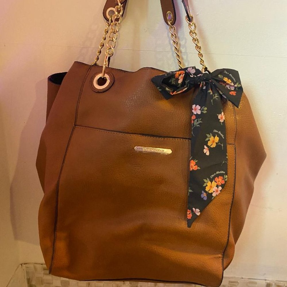 brown purse-Steve Madden